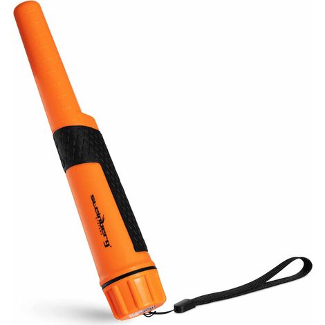 Détecteur de métaux 20 cm / 4,5 cm 360° avec lampe de poche LED