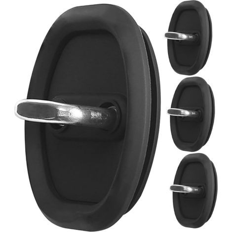 Loquet De Porte De Voiture En Silicone Lot De 4 Pièces, Cussinets Amortisseurs Anti-Bruit, Protection Seuil Porte Automobile, Usage Quotidien (1/5)