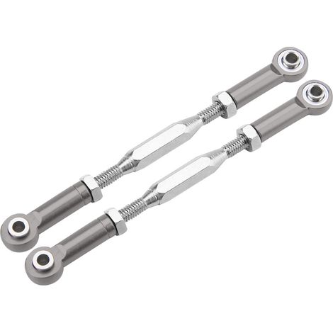 Lenkgestänge aus Aluminiumlegierung für Traxxas Slash 1/10 RC-Truck (Titangrau) (1/5)