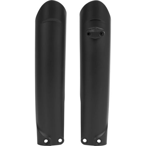 Protectores de piernas con amortiguador Polisport para KTM SX, SXF, EXC, EXCF, TC y FC (negros)
