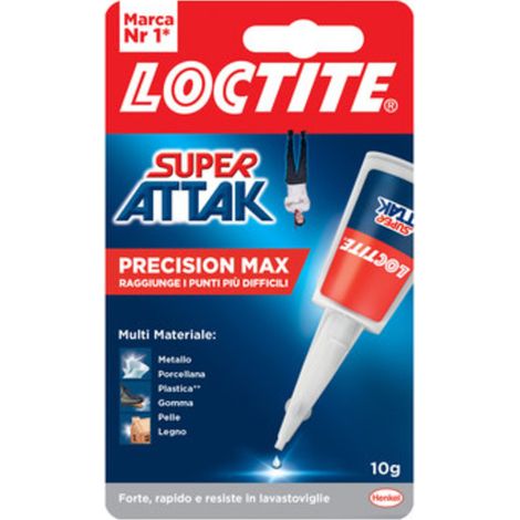 ADESIVO SUPER ATTAK PRECISION MAXI 10 G- HENKEL ITALIA- 1,0 pz