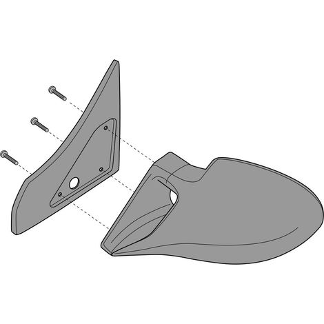Kit attacchi specchi Race - compatibile per Toyota Yaris (1/06)