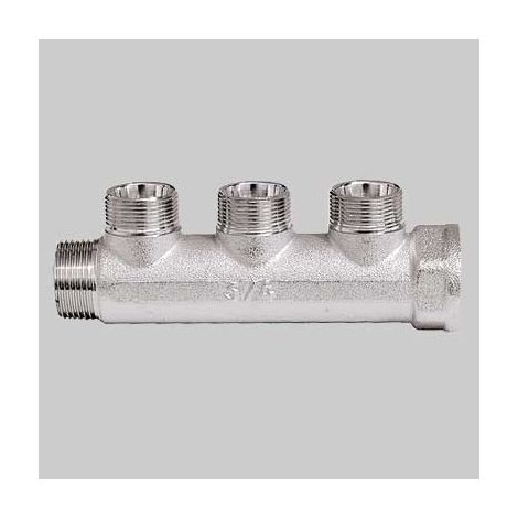 COLLETTORE LINEARE MF 3/4 CROMATO INTERASSE 36 MM  4 Vie     FAR