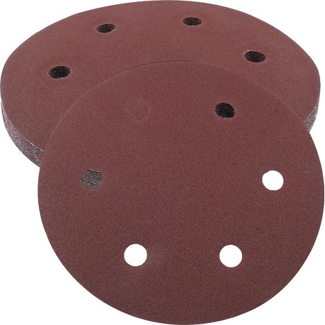 Lot de 16 disques abrasifs 9 pouces, papier de verre grain 150, patins orbitaux auto-agrippants, 6 disques à velcro en oxyde d'aluminium premium pour ponceuse (1/5)