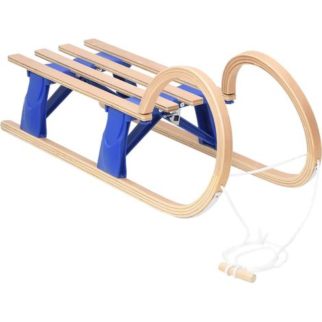 Traîneau pliable 110 cm Contreplaqué vidaXL225409 (1/5)