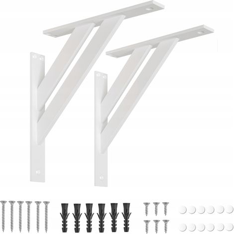 Soporte de 4 piezas 240 mm Blanco (1/5)