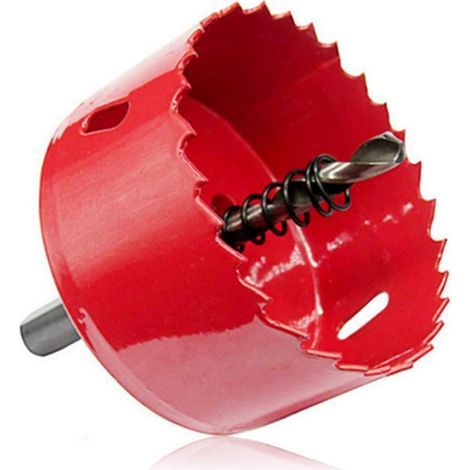 Scie-cloche bimétallique pour couper le bois, le plastique, les cloisons sèches, le contreplaqué, le métal fin, les plaques de plâtre, le fer, l'aluminium et les tuyaux, Scie Plongeante - 150 mm (1/5)