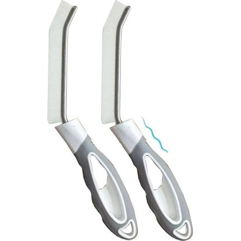 Brosse multifonctionnelle à poils durs pour le nettoyage des recoins – Brosse robuste pour joints, nettoyeur d'interstices, brosse de précision pour le nettoyage des carreaux (1/5)