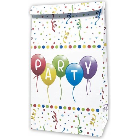 Sacs cadeaux pour fête de ballons (4 pièces)