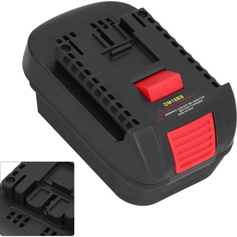 Akku-Adapter-Konverter-Umrüstsatz Dock-Stromanschluss 18V für Bosch DM18BS (1/5)