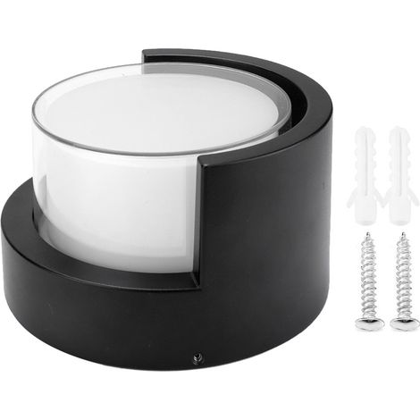 Applique murale LED étanche 12 W, alimentation AC 85-265 V, ronde, pour bar, couloir, hôtel, extérieur. (1/5)