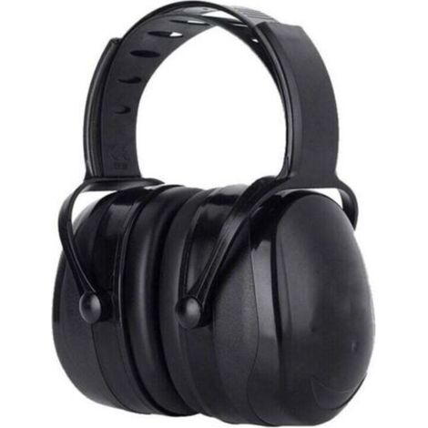 Casque Anti Bruit Adulte Réglable Confortable, avec Une Atténuation de SNR 38dB, pour Milieu Bruyant ou Stressant-Noir..