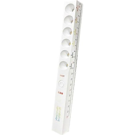 Bâton lumineux rechargeable à 6 modes de température de couleur 2700K/6000K, avec détecteur de mouvement et lampe de mesure. (1/5)