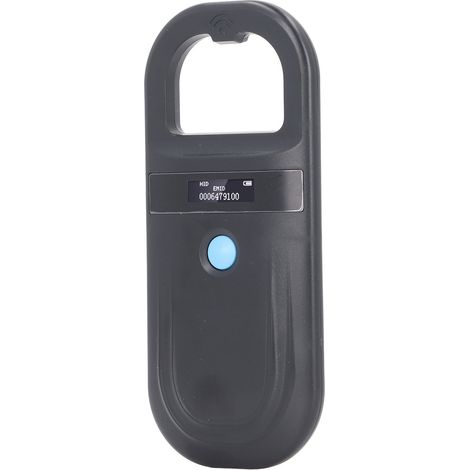 Lecteur d'identification d'animaux 134.2KHz ISO11784 85 FDX B EMID, Scanner portatif de puce d'étiquette d'animal de compagnie, chargement USB, Buzzer intégré (1/5)