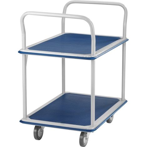 Chariot à double plateau 900 x 600 x 995mm 300kg (1/2)