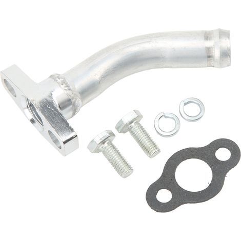 Raccord de vidange Turbo AN10, en alliage d'aluminium scellé à 45 °, adapté à la bride de turbocompresseurs refroidis à l'huile T3 T4 (1/5)
