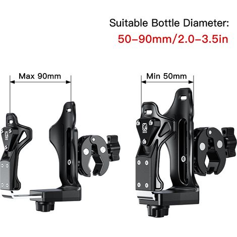 Porte-bouteille d'eau de vélo rotatif, Cage de montage de boisson pour moto, convient à la poussette (1/5)