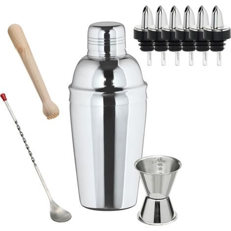 Cocktail Shaker set - 3-teiliger EDELSTAHLSHAKER (1/2)