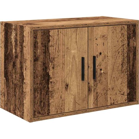 vidaXL Pensile per Garage Legno Antico in Legno Multistrato