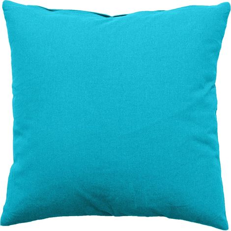 1 Coussin, Coton, 40x40cm, Garnissage Polyester, Déhoussable, Zip, Salon, Chambre (1/5)
