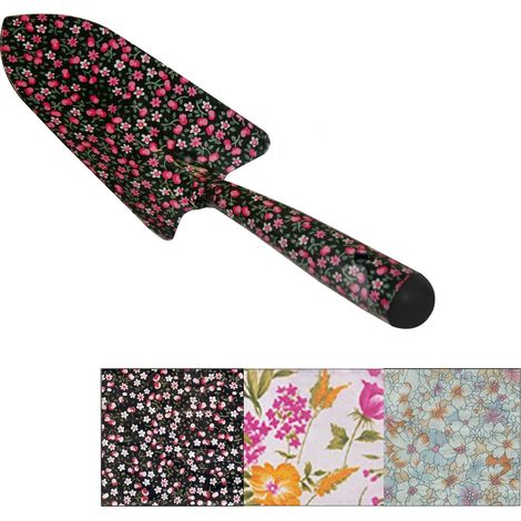 Transplantoir à main pour jardin - Mini pelle pour jardinage solide à motif fleuri - Truelle de jardinage , modèle aléatoire