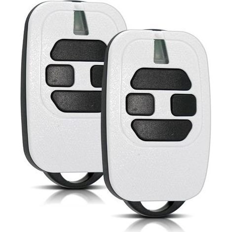 2PCS - Télécommande Portail - Fréquence 433,92 MHz - Compatible DEA GTI GT2 Mio TR - 4 Canaux Pour Garage Et Portail Automatique - Noir - 8x5x1cm (1/5)