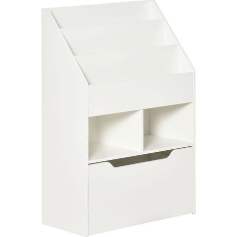Bibliothèque Multi-Rangement 3 Étagères 2 Niches Bois Blanc
Bibliotheque Bebe, Étagère de Rangement, Grand Tiroir (1/5)