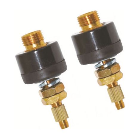 Connecteur rapide électrique de gaz de Machine de soudage à l'arc-argon de torche de soudeur pour la torche de soudeur 70x15mm（2 pcs）