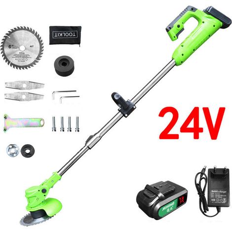 Decespugliatore a batteria con batteria 24V 8000mAh (1/4)