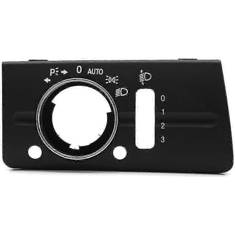 Cache de remplacement pour interrupteur de phares de tableau de bord pour Mercedes-Benz Classe E W211 (modèles 320, 350 et 550, 2003-2008). (1/5)