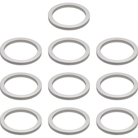 10 Stück Reduzierringe aus Edelstahl 304, 25,4 x 20 x 2 mm, passend für Stihl-Trimmerköpfe (1/5)
