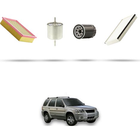 Kit tagliando 4 filtri compatibile con Ford Maverick II 3.0 24V 145kw dal 2000 (1/5)