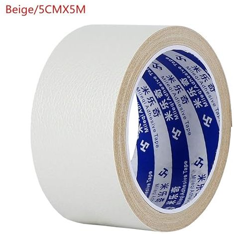 2er-Pack selbstklebendes Lederreparaturband, geeignet für Sofas, Autositze, Handtaschen, Jacken, Möbel, Schuhe, Erste-Hilfe-Flicken, DIY-Lederwaren (5 cm x 5 m) (1/5)