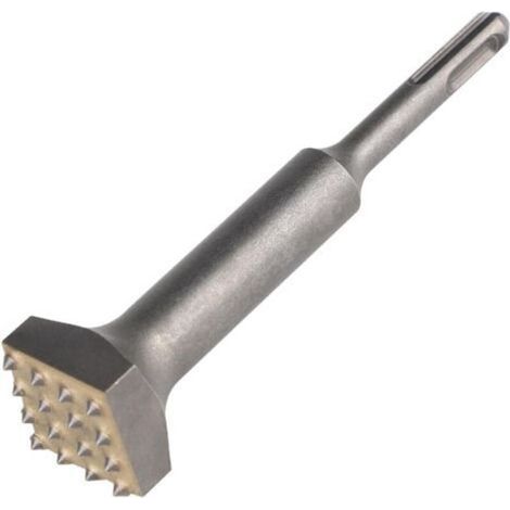 Boucharde SDS Plus 16 dents – Acier haute qualité – Pour burinage sur dalles de ciment, murs et ponts – Compatible outils SDS Plus (1/5)