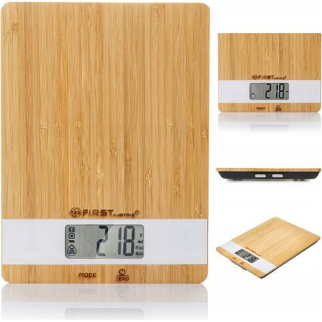 Bilancia da cucina in bambù 5 kg/1 g PRIMA AUSTRIA