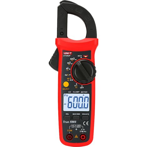 Uni-T UT202F multimètre à pince True RMS 600A 600V (1/5)