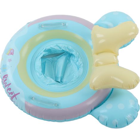 Bouée de Piscine Gonflable pour Enfant - Anneau Flottant en PVC avec Poignée pour Sécurité