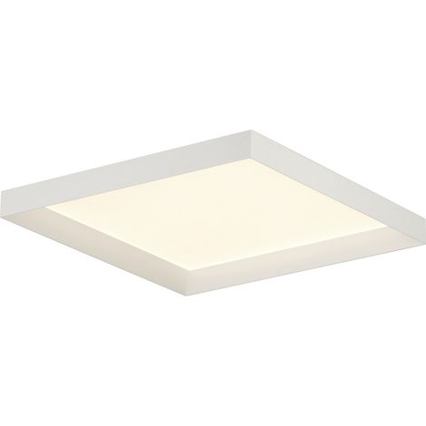 Lampe de plafond carrée Escondida Blanc - 39464