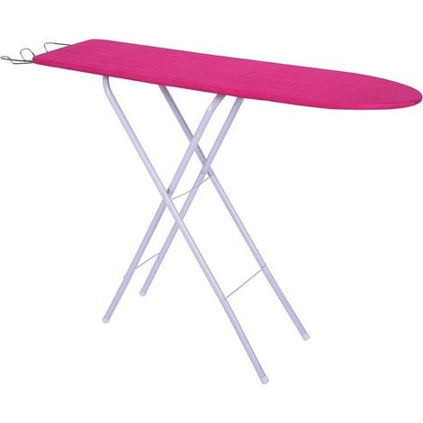 Tabla de planchar 122x30x80cm Acero Estampado rosa, verde, azul o MSV (1/5)