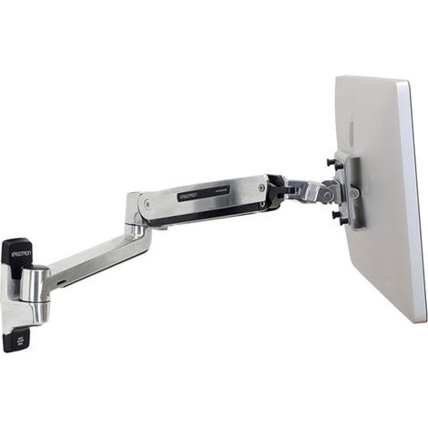 Ergotron LX HD Sit-Stand 116,8 cm (46") Argent Mur (1/3)