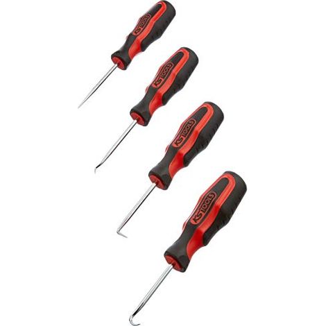Set di 4 ganci, manico bimateriale - KS TOOLS - 550.1045 (1/4)