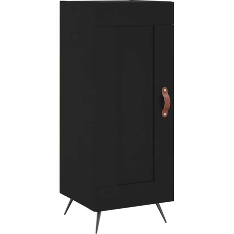 Maison Exclusive - Credenza Nero 34,5x34x90 cm in Legno Multistrato (1/5)
