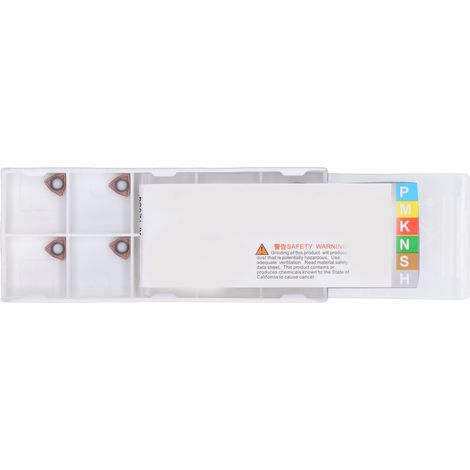 10 Stück WCMX030208FN Hartmetall-Dreheinsätze für CNC-Fräsen und Metalldrehen