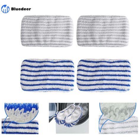 4 Pièces Lingettes Chiffons pour Vapeur Clean & Steam ZR005801 ZR005804 ZR850002 Tissu en microfibre W (1/5)