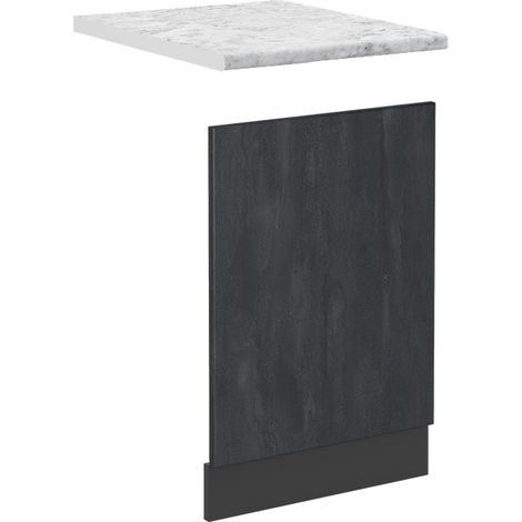 Façade R-Line, Béton noir, 45 cm PT Marbre, Vicco