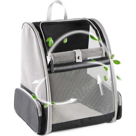 Sac à dos de transport innovant Innovative Traveler Bubble pour chats et chiens (noir) (1/5)