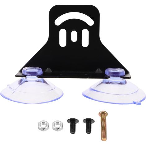 Support de Fixation Matériau Métal et Silicone pour Lampe de Voiture avec Ventouse et Vis Installation Facile Compatible Véhicules Tout- pour Conduite Nocturne (1/5)