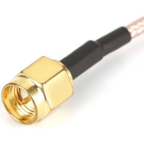 câbles coaxiaux RG316 de 30 cm, 50 ohms, connecteurs SMA mâle vers BNC mâle. (1/5)