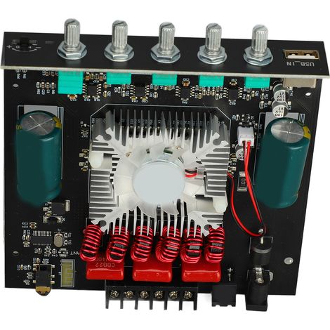 Module amplificateur de puissance Bluetooth numérique 2.1 canaux pour subwoofer, compatible avec la puce TDA7498E et le ZK HT21 (1/5)