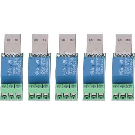 Beinhaltet 5 Relaismodultreiber, 1-Kanal-Steuerplatine für PCs, 5 V (1/5)